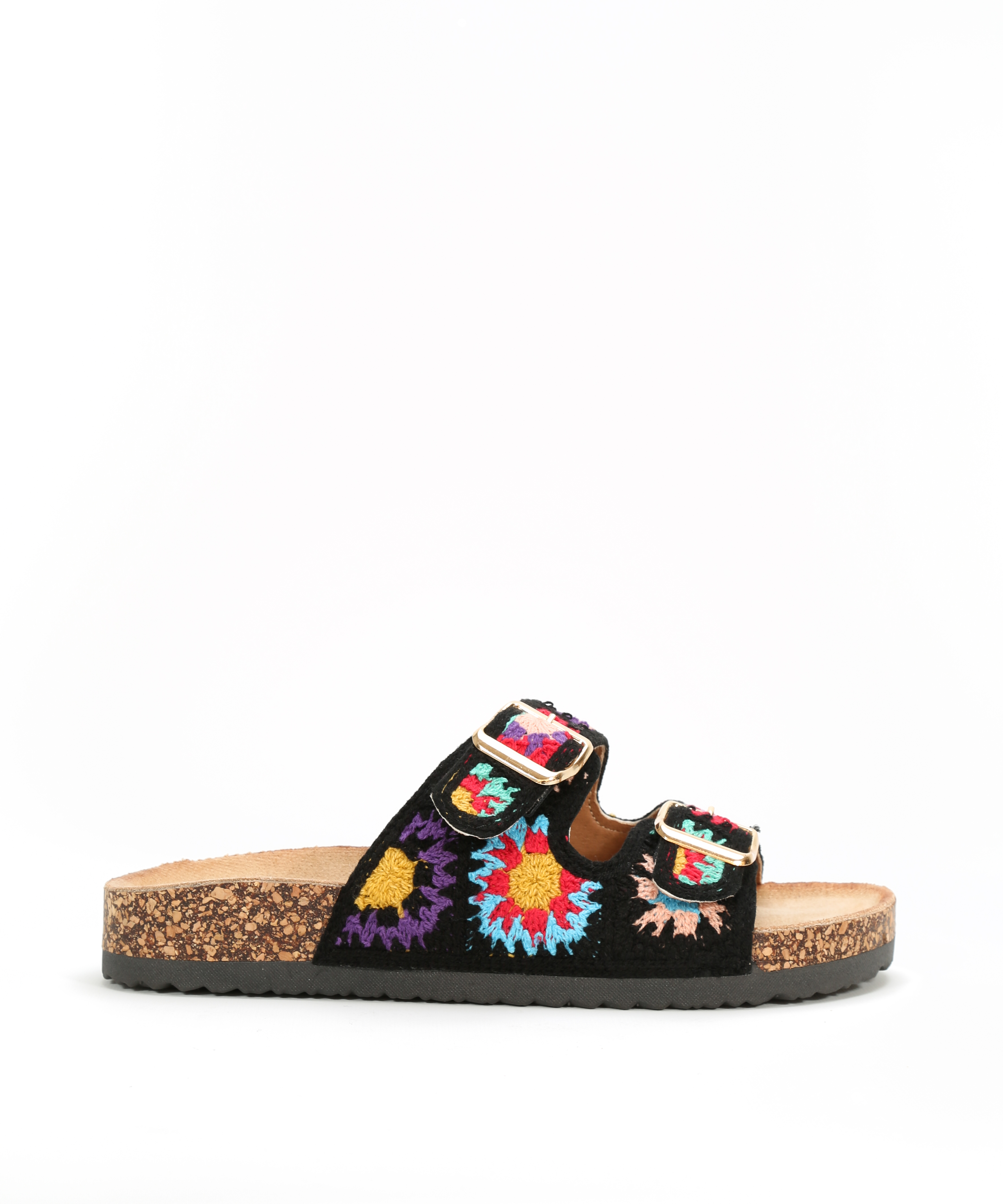 Sandalias planas crochet